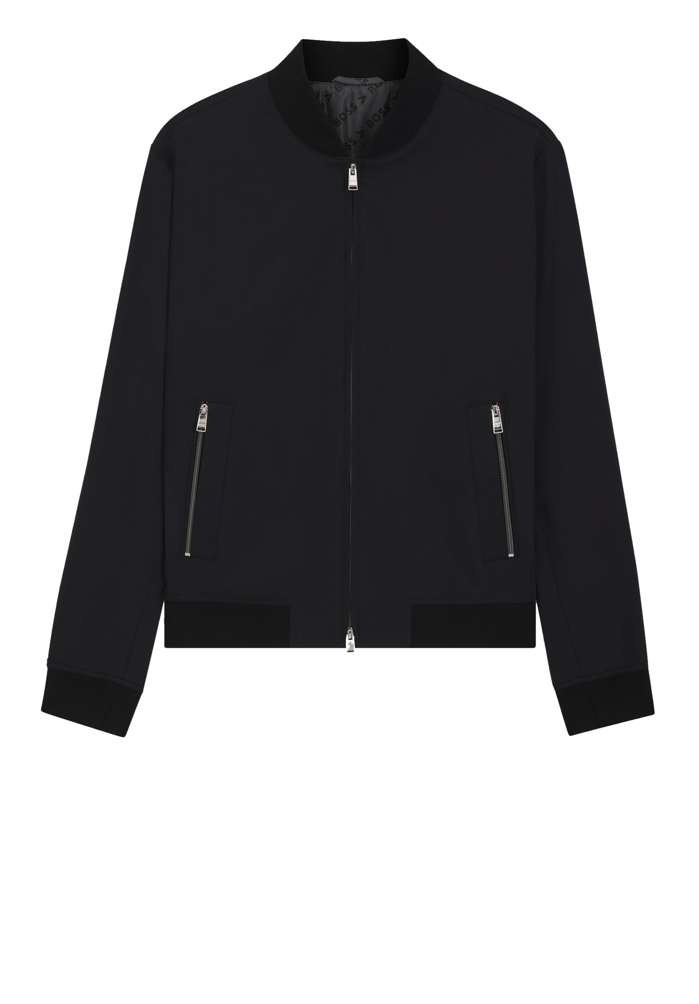 BOSS Regular fit Suit Jacket in Black: front