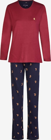 Pyjama ' XMAS ' Happy Shorts en bleu : devant
