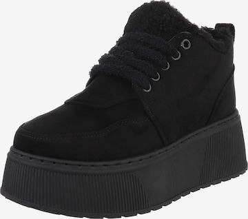 Ital-Design Stiefelette in Schwarz: Vorderseite