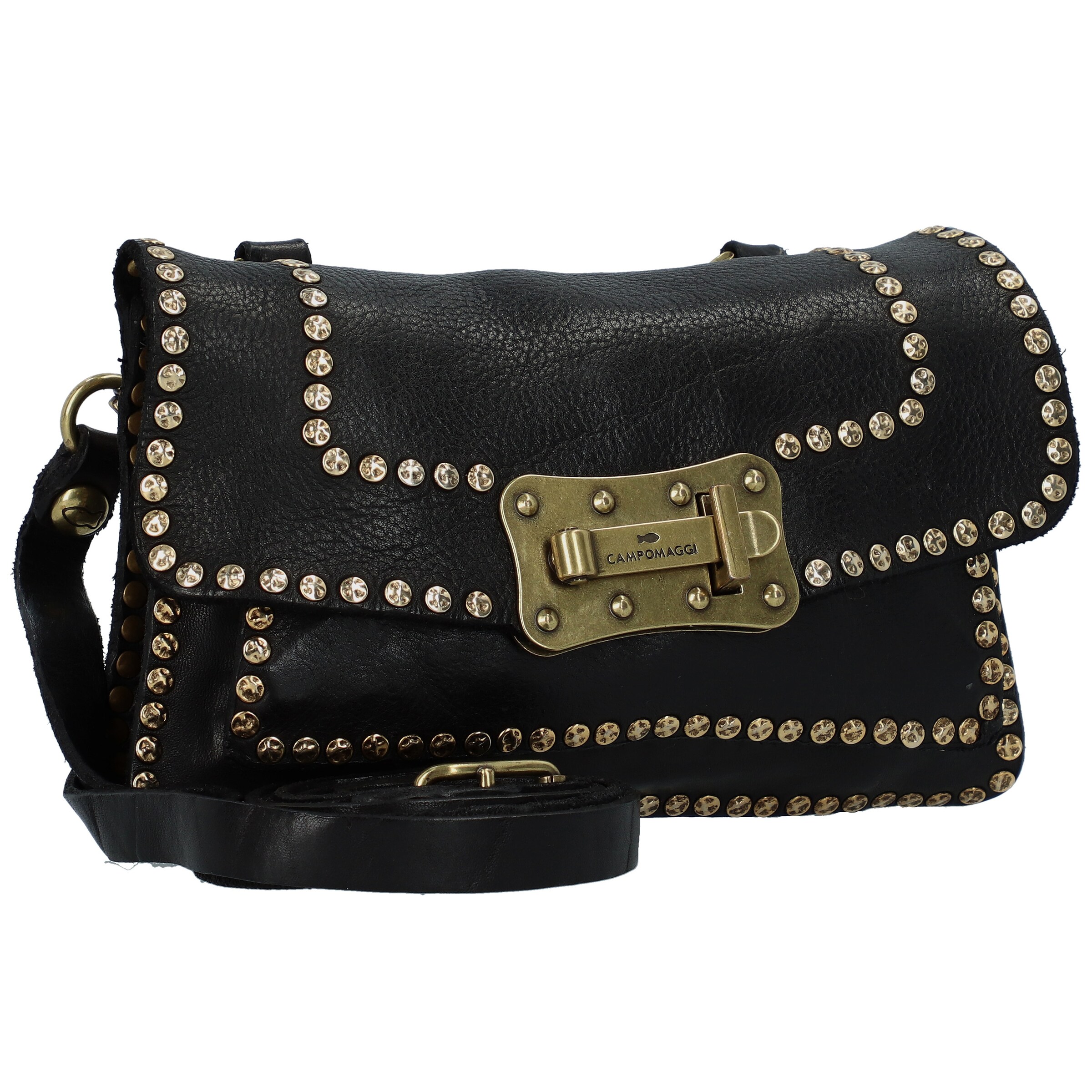 Frauen Taschen & Rucksäcke Campomaggi Umhängetasche in Schwarz - UH00507 Frauen Taschen & Rucksäcke Campomaggi Umhängetasche in Schwarz - UH00507