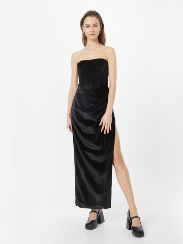 Liu Jo Βραδινό φόρεμα σε μαύρο: μπροστά