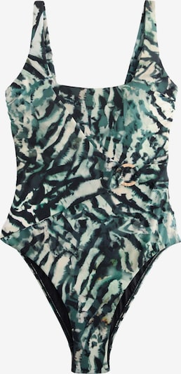 Mint Velvet Badeanzug in grün / mint / schwarz, Produktansicht