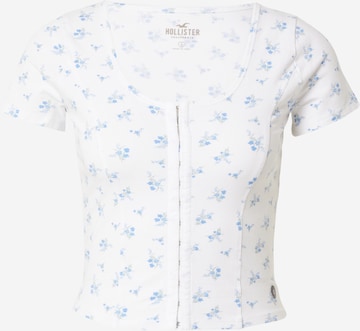 HOLLISTER T-shirt i vit: framsida