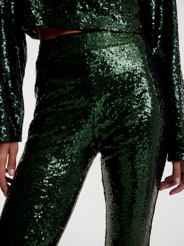 EDITED Flared Pants 'Zelinda' in Green