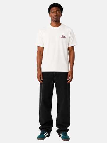 loyal T-Shirt in Regular Fit in Weiß: Vorderseite