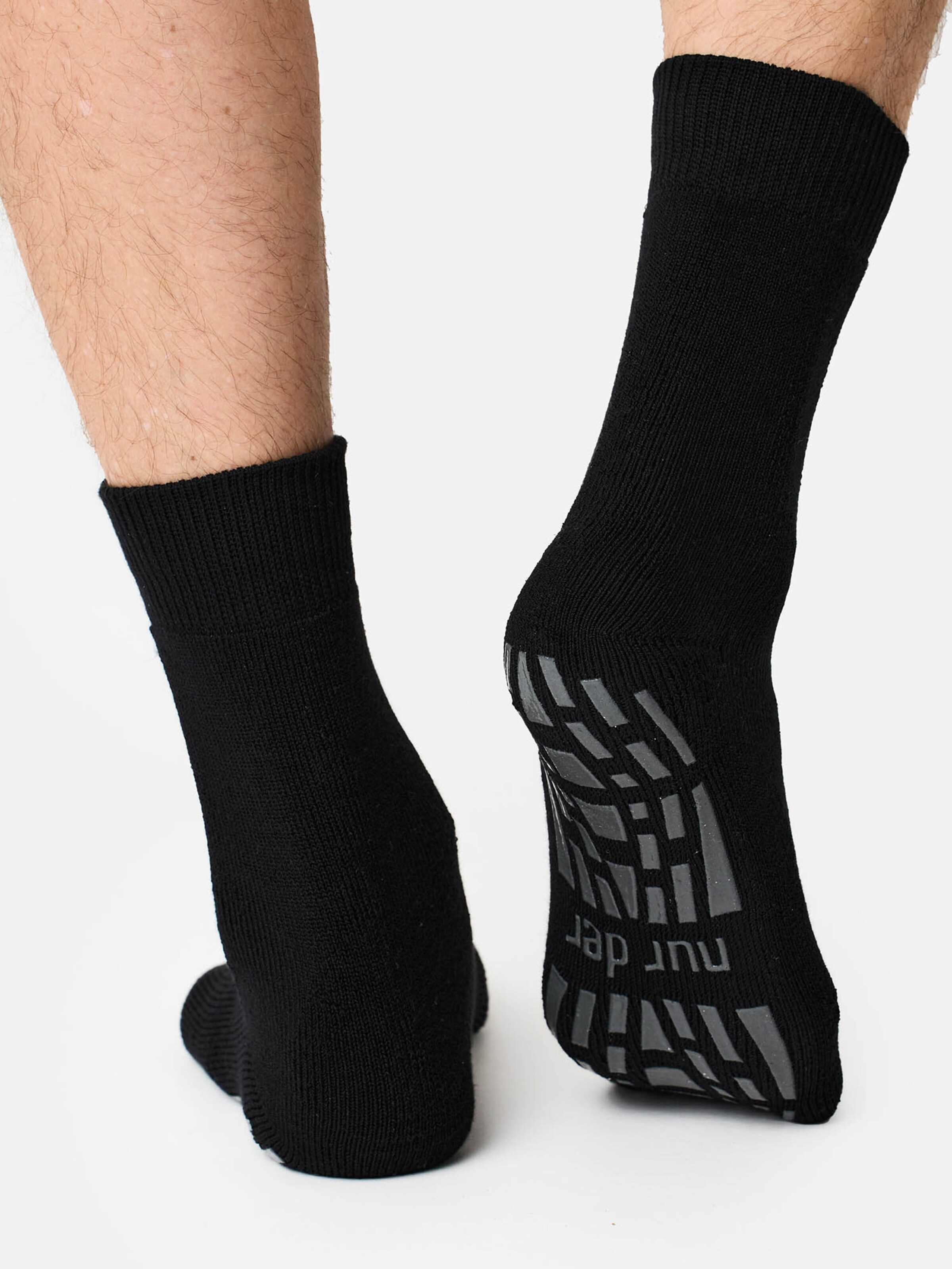 Nur Die Socks ' Stoppersocke Silikondruck ' in Black