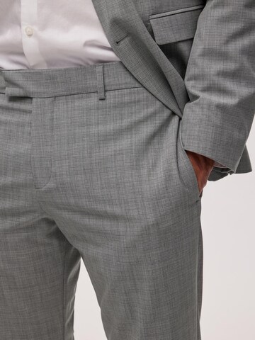 Slimfit Pantaloni con piega frontale 'Ross' di SELECTED HOMME in grigio