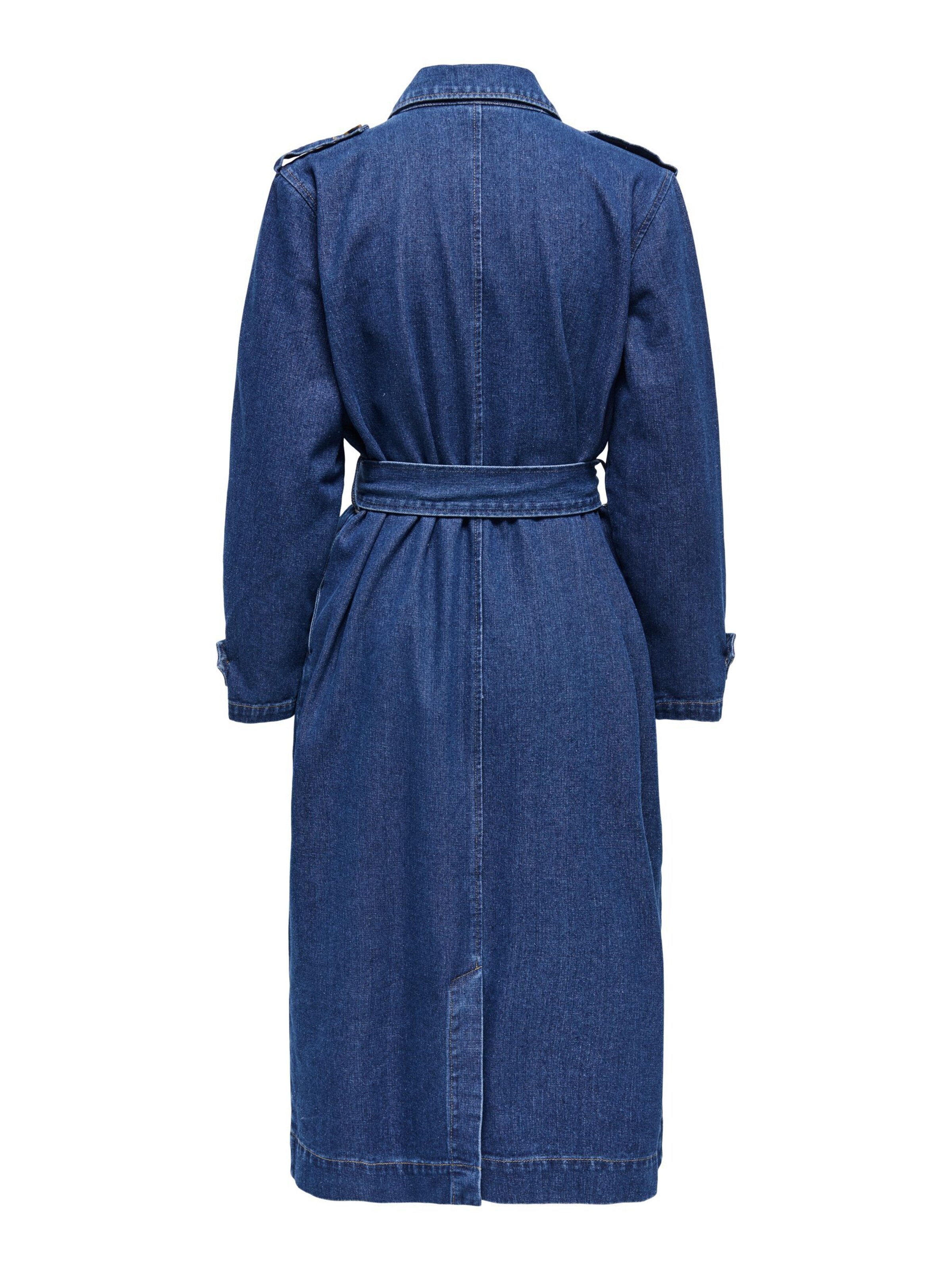 JDY Between-Seasons Coat 'KATRINE' in Blue