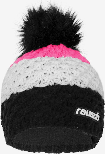 REUSCH Strickmütze 'Aiden' in pink / schwarz, Produktansicht