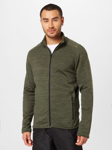 CMP Athletic fleece jacket in Green: front