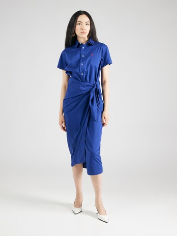 Robe-chemise Polo Ralph Lauren en bleu : devant