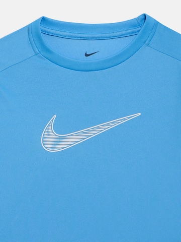 mėlyna NIKE Sportiniai marškinėliai
