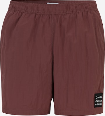 Calvin Klein Underwear Zwemshorts in Bruin: voorkant