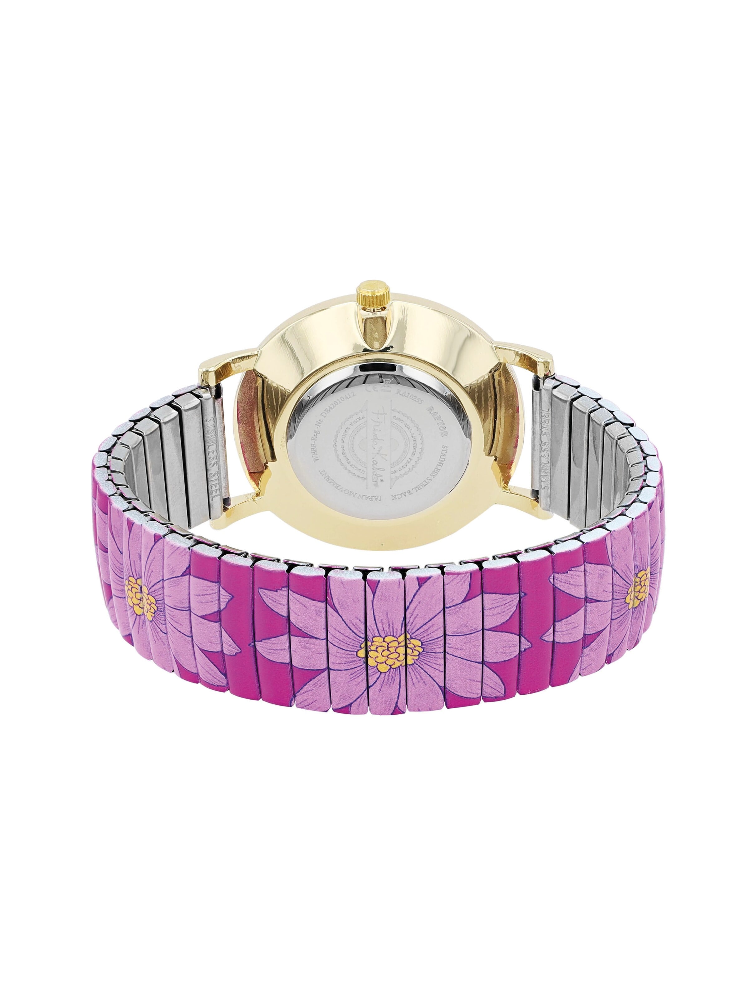 Raptor Analog Watch 'Frida Kahlo Edition, Mineralglas' in Pink