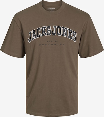 Jack & Jones Junior - Camisola 'JJECaleb' em castanho: frente