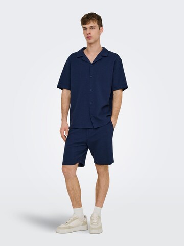 Regular Pantalon 'ONSKOSTA' Only & Sons en bleu : devant