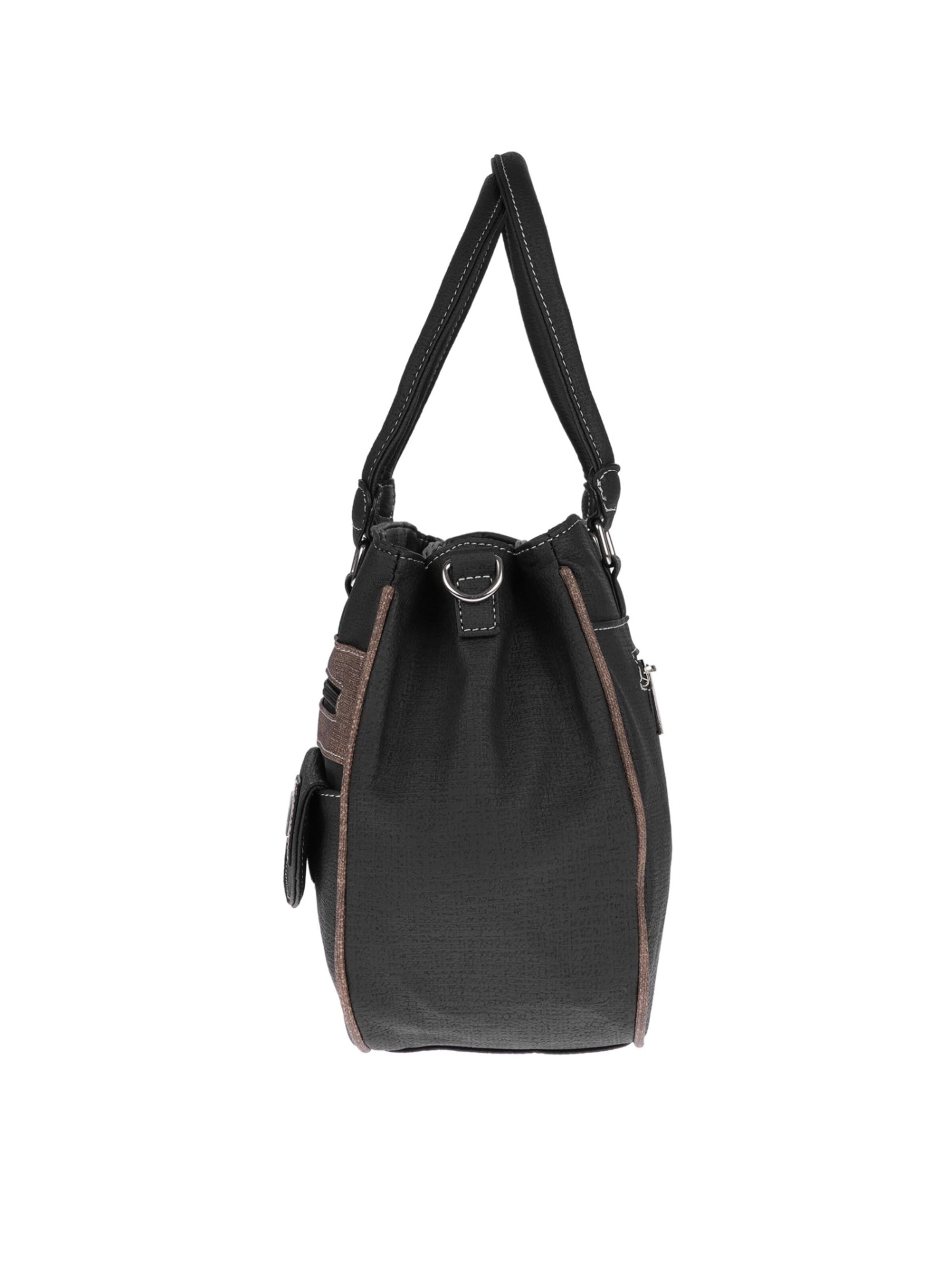 Christian Wippermann Handtasche 'Große Damen Tasche Umhängetasche Schultertasche'‌ in Schwarz