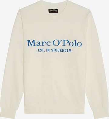 Marc O'Polo Sweatshirt in Wit: voorkant