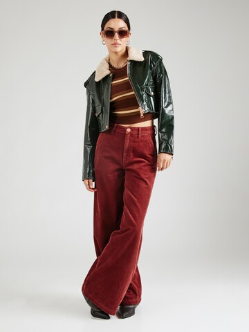 Wide leg Pantaloni 'TROUSER' di WRANGLER in marrone