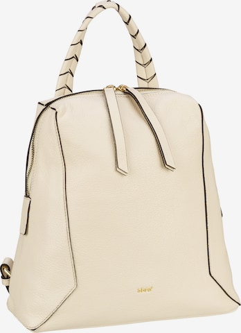 ABRO Backpack 'Notre Dame' in Beige: front