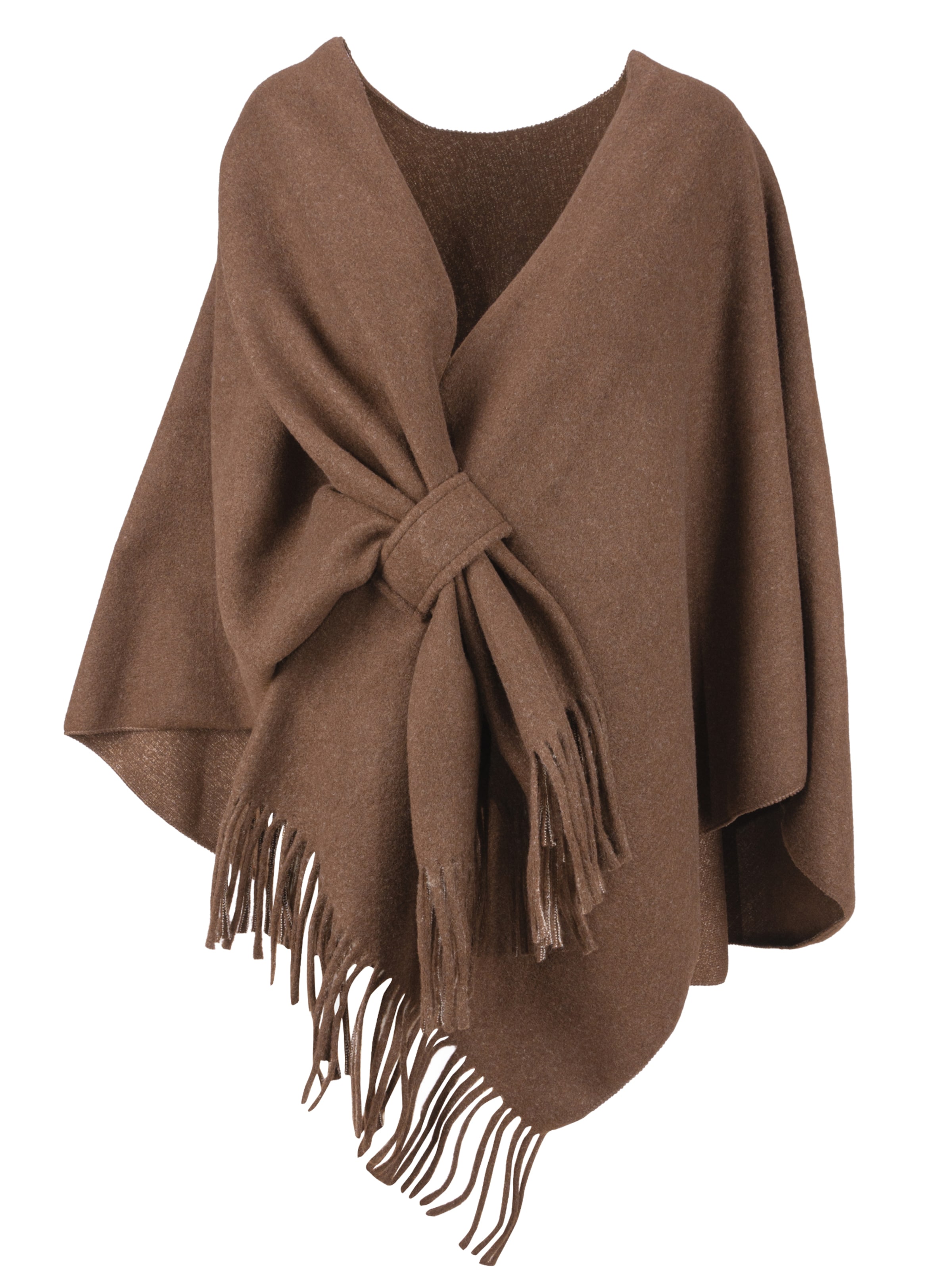 Cape 'ANDREA' Seasons of April en marron : devant