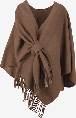 Cape 'ANDREA' Seasons of April en marron : devant