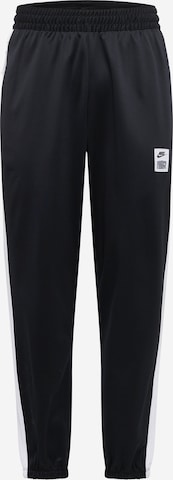 NIKE Tapered Sports trousers 'STARTING 5' in Black: front