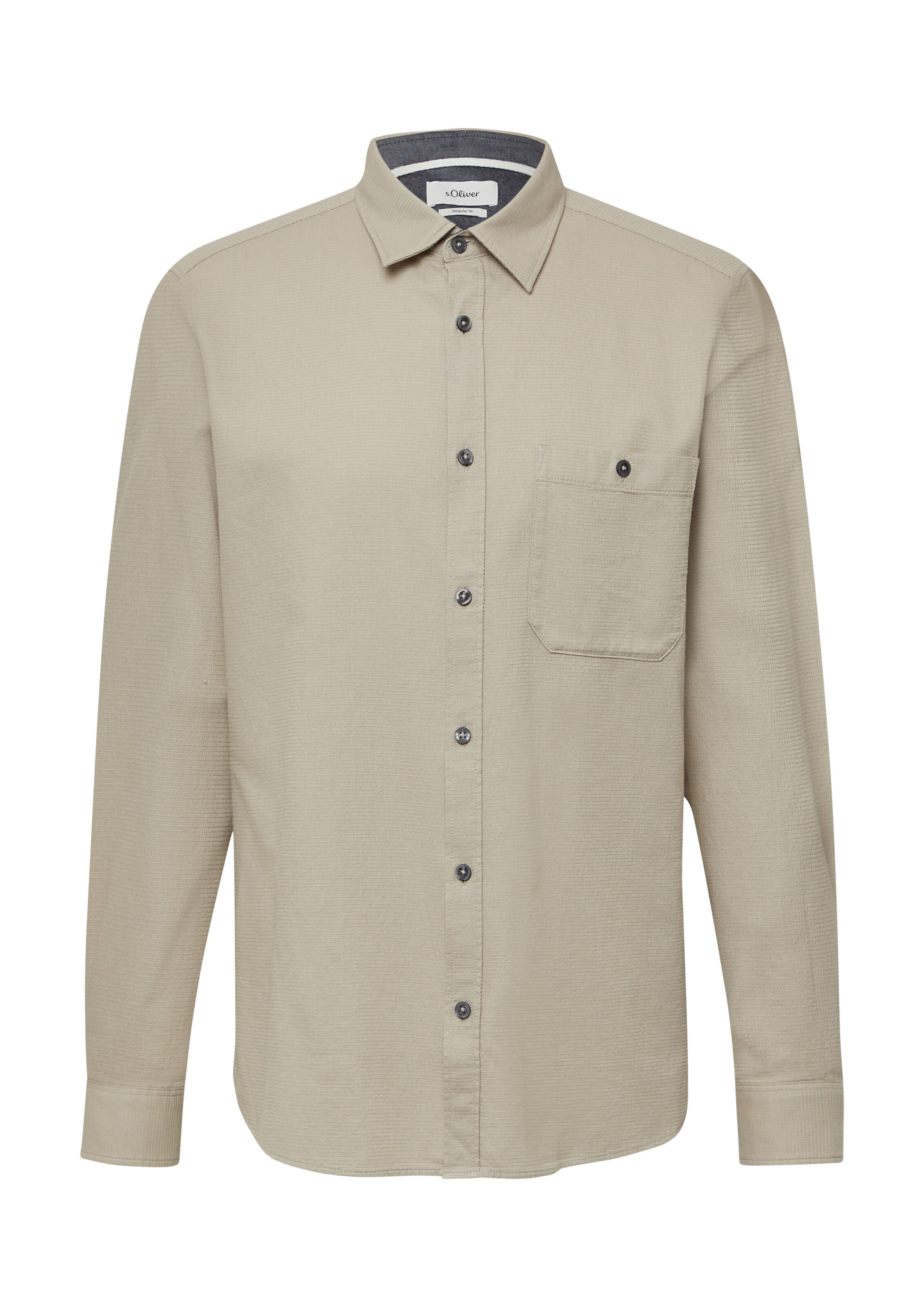 s.Oliver Button Up Shirt in Beige, Item view