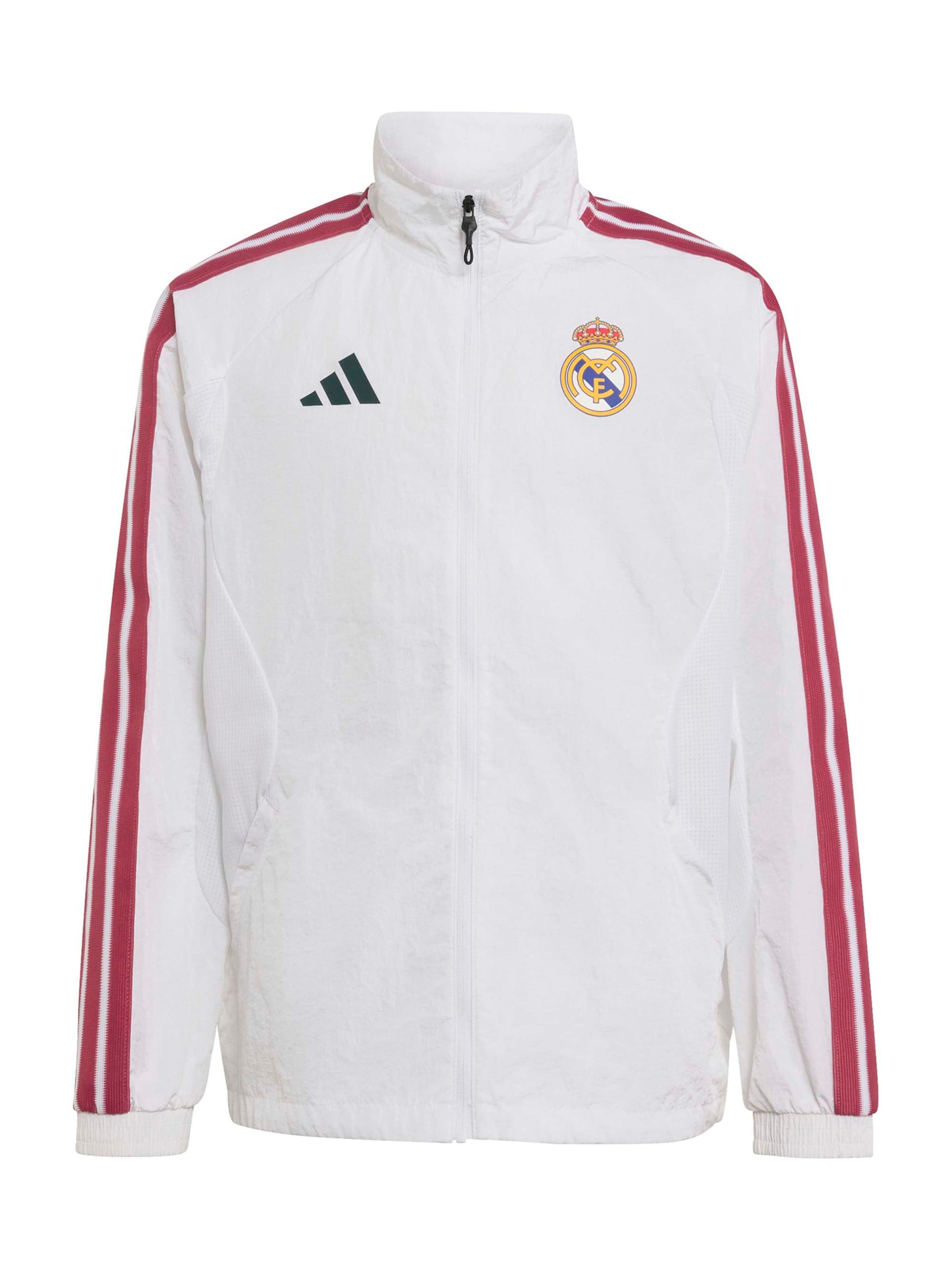 Veste de sport 'REAL H ANTH' ADIDAS PERFORMANCE en blanc : devant