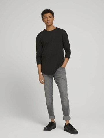 TOM TAILOR DENIM Shirt in Black