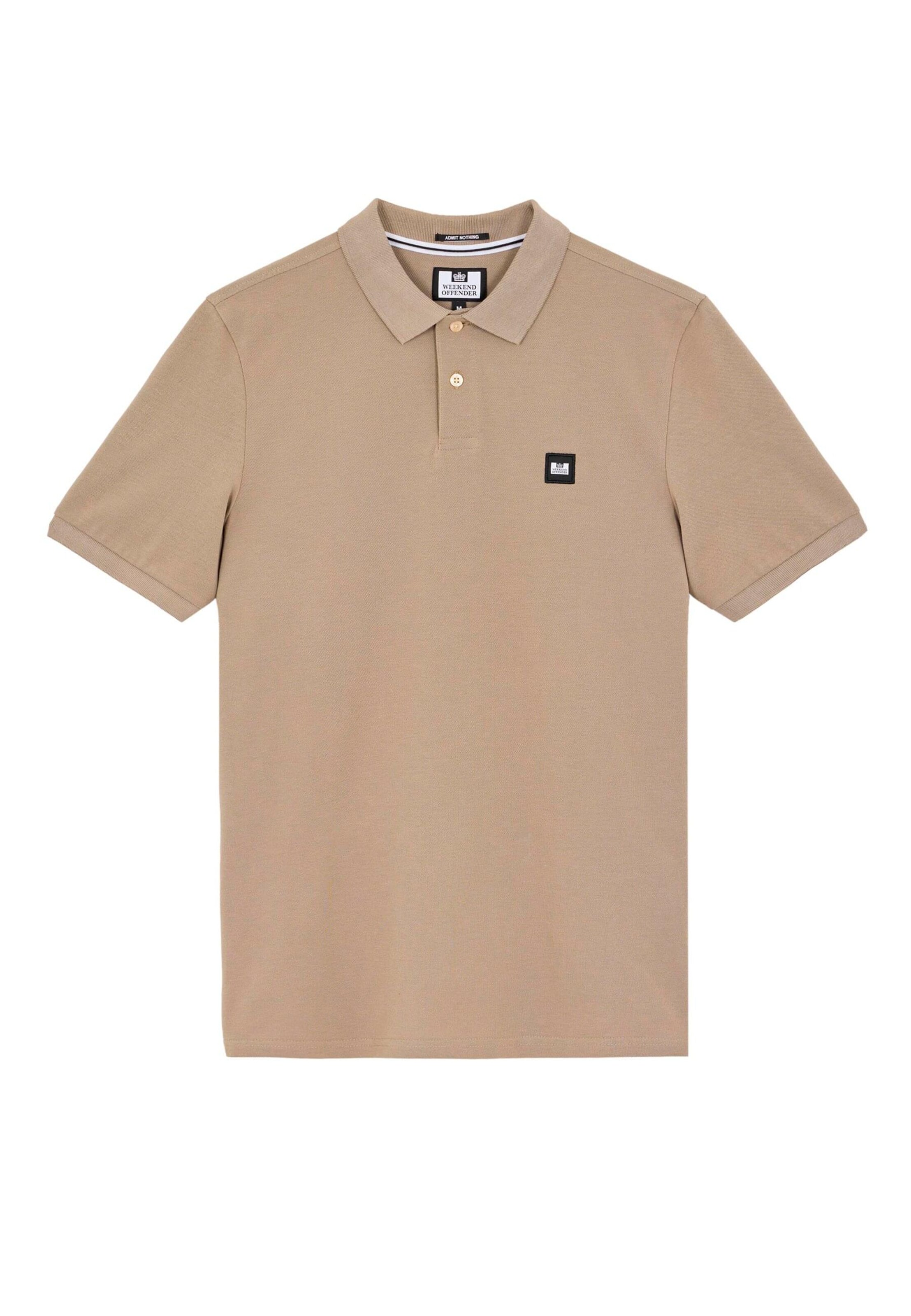 Weekend Offender Poloshirt 'Caneiros' in Braun: Vorderseite