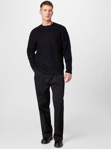 TOM TAILOR DENIM Sweater in Black