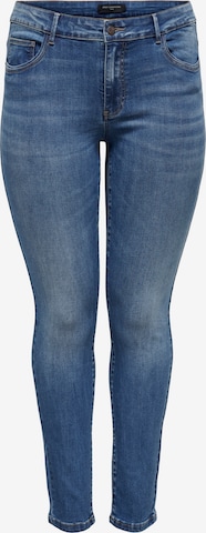 ONLY Carmakoma Skinny Jeans 'Sally' i blå: forside