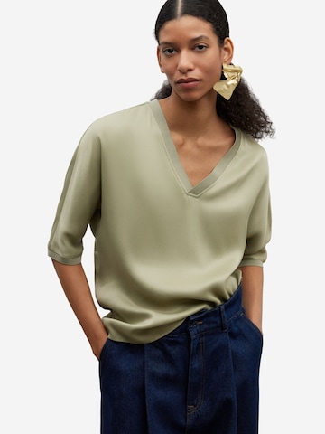 Adolfo Dominguez - Blusa en verde: frente