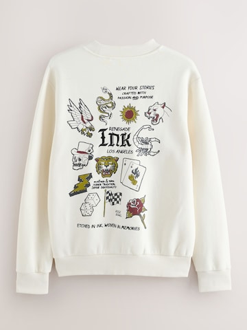 Next - Sudadera en blanco