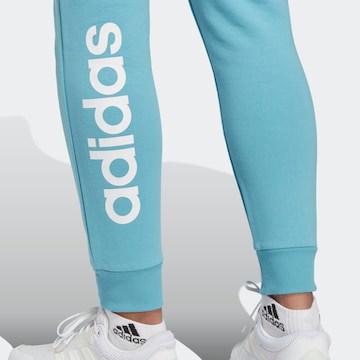 Effilé Pantalon de sport 'Essentials' ADIDAS SPORTSWEAR en bleu