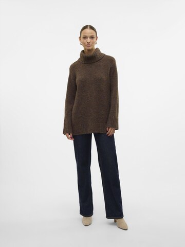 VERO MODA Trui 'INGRID' in Bruin
