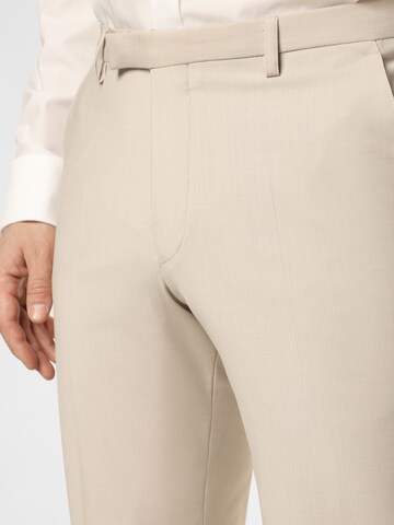 CINQUE Slim fit Trousers with creases in Beige