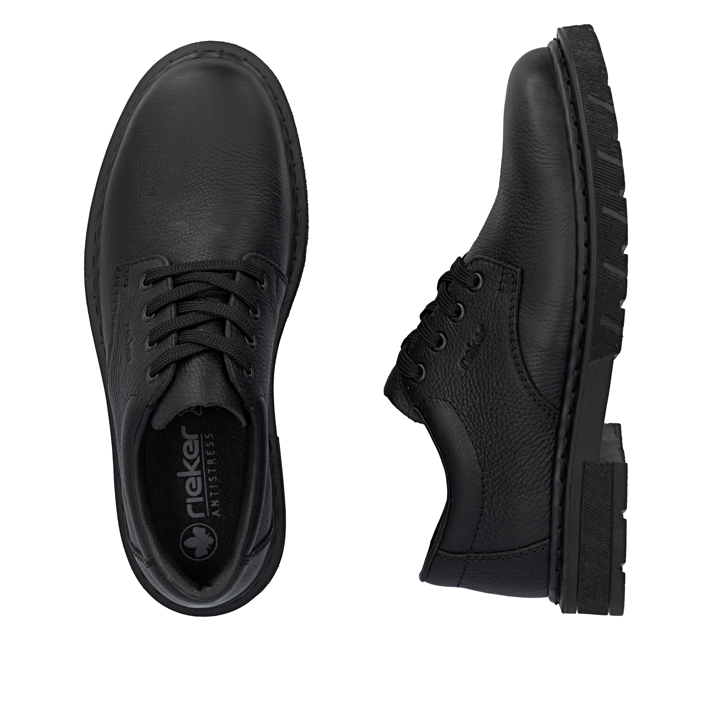 Rieker Schnürschuh in Schwarz