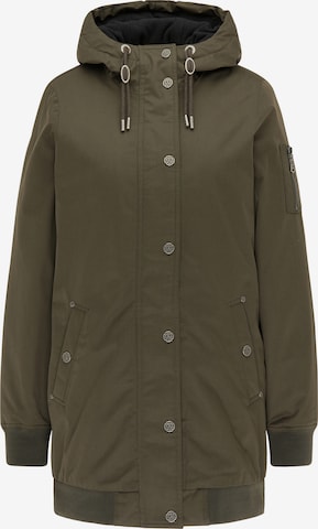 DreiMaster Vintage Winter Jacket in Green: front