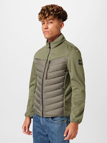 Veste mi-saison TOM TAILOR en vert : devant