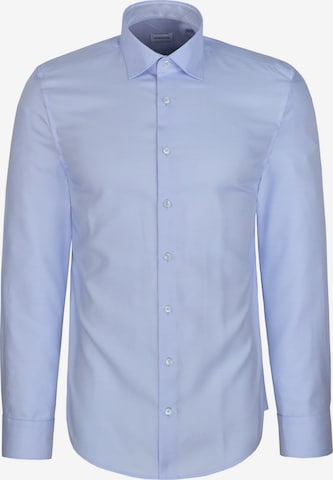 SEIDENSTICKER Slim fit Zakelijk overhemd in Blauw: voorkant