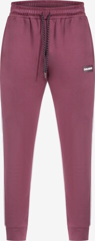 Pantalon 'Suit Pro' Smilodox en violet : devant