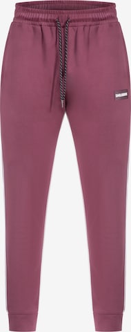 Smilodox Tapered Pants 'Suit Pro' in Purple: front