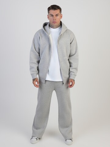 évasé Pantalon de sport SikSilk en gris