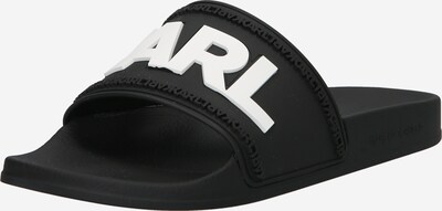 Karl Lagerfeld Zapatos abiertos 'KONDO' en negro / blanco, Vista del producto