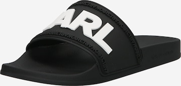 Karl Lagerfeld - Sapato aberto 'KONDO' em preto: frente