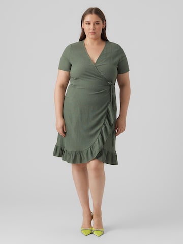 Rochie 'Haya' de la Vero Moda Curve pe verde