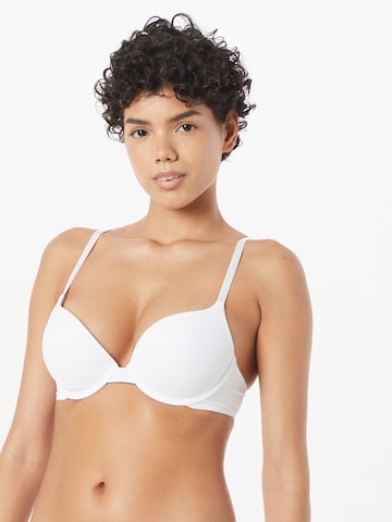 Lindex Push-up Bra 'Malva Theresia' in White: front