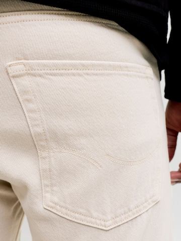 JACK & JONES - Loosefit Vaquero 'JJIChris JJOriginal' en beige